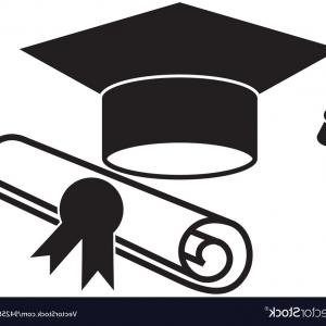 300x300 Photostock Vector Graduation Hat Isolated Icon Vector Illustration