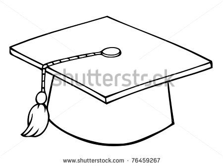 Download Graduation Cap Outline Vector at Vectorified.com | Collection of Graduation Cap Outline Vector ...