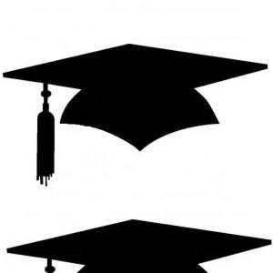 Graduation Cap Outline Vector at Vectorified.com | Collection of ...