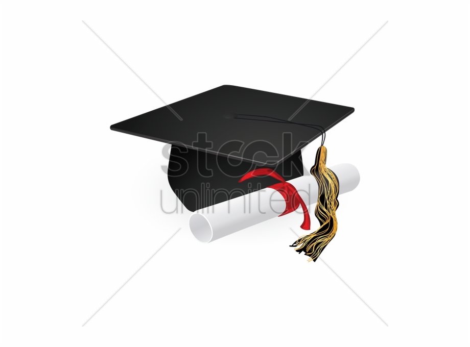 920x680 Graduation Cap And Diploma Vector Image Graphic