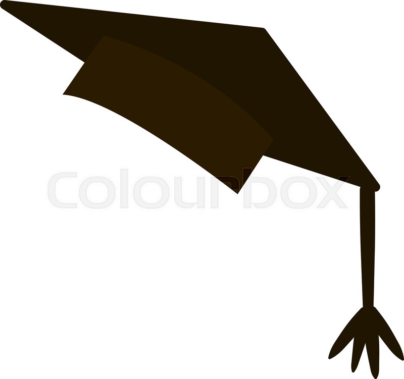 800x751 Graduation Cap Isolated Graduation Stock Vector Colourbox