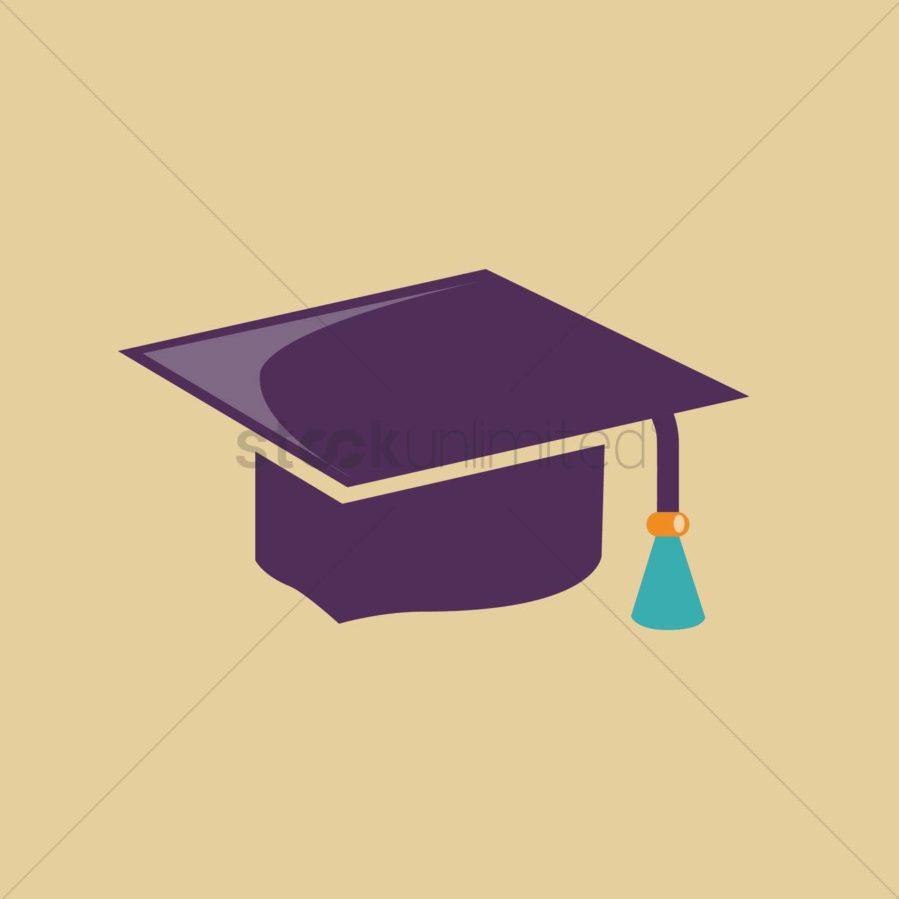 1300x1300 A Graduation Cap Vector Image