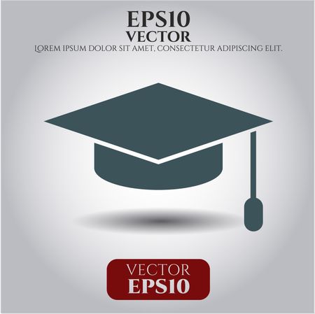 450x449 Graduation Cap Vector Symbol Freestock Vectors