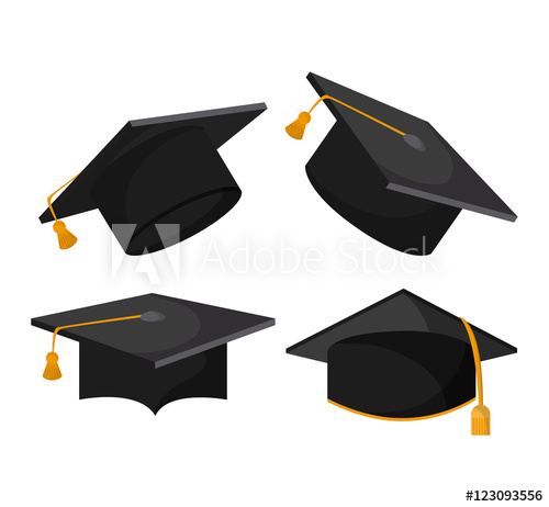 500x462 Graduation Cap Graduate University Grad Icon Colorfull And Flat