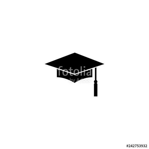 500x500 Graduation Cap Icon Vector Graduation Cap Vector Graphic