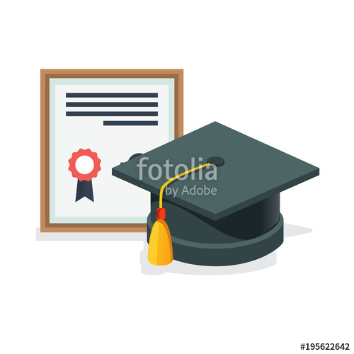 500x500 Graduation Cap Vector Stock Image And Royalty Free Vector