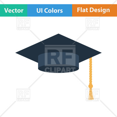 400x400 Graduation Cap Vector Image Of Signs, Symbols, Maps Angelp