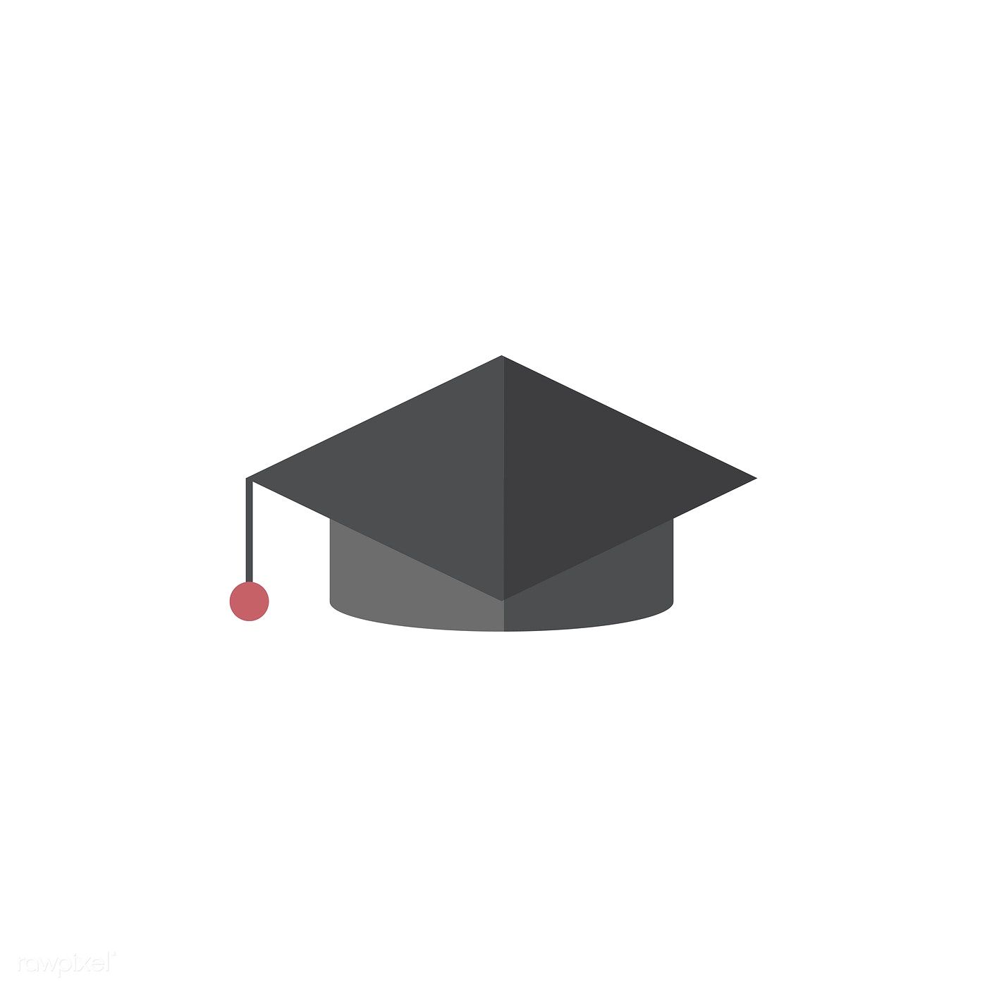 1400x1400 Illustration Of Graduation Hat Free Image