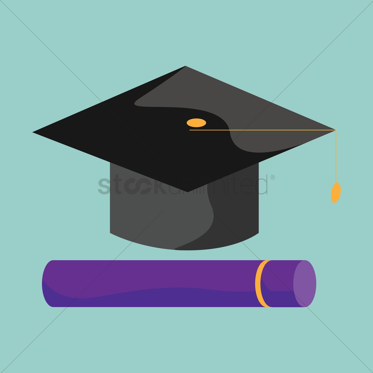 1300x1300 Free Graduation Cap Vector Image
