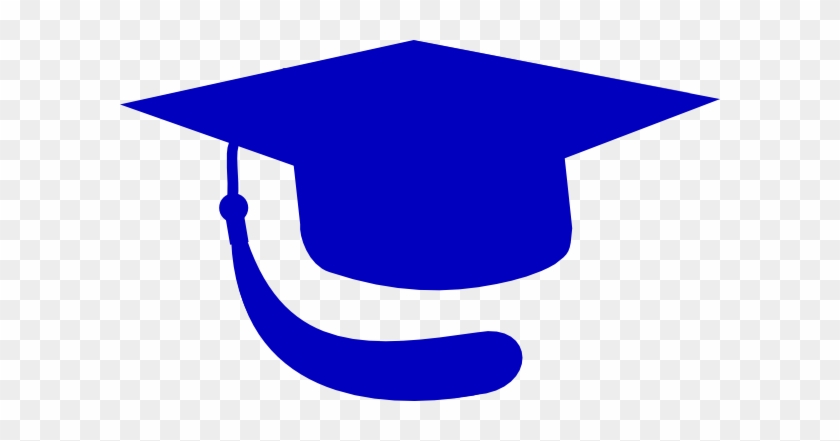 840x441 Graduation Cap Vector Blue