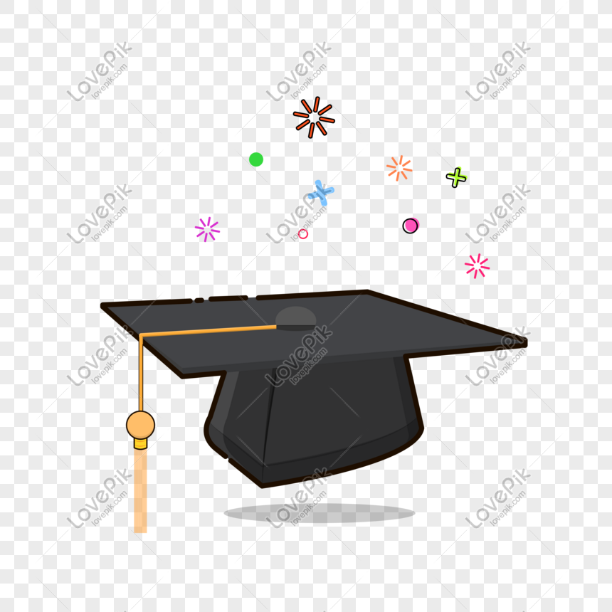 860x860 Hand Drawn Vector Graduation Hat Mbe Png Image Picture Free