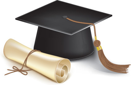 421x272 Graduation Cap Free Vector Download