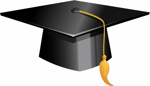 600x345 Graduation Hat Vector Free Vector Download