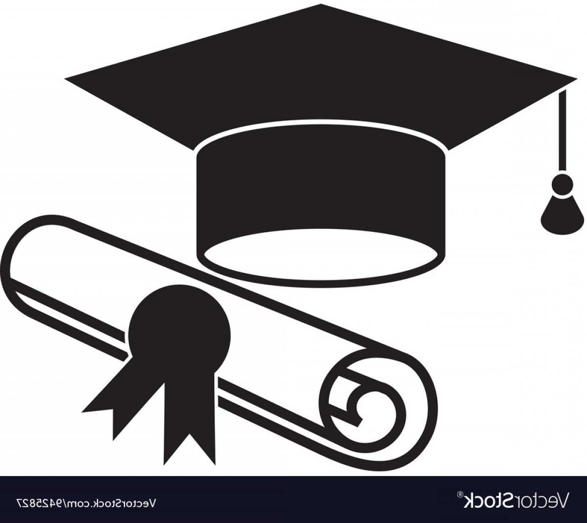 1200x1069 Graduation Cap And Diploma Vector Icon Hoodamath