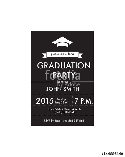 400x500 Graduation Invitation Stock Image And Royalty Free Vector
