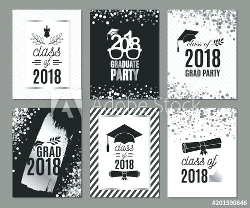 500x417 Graduation Party Invitation Vector