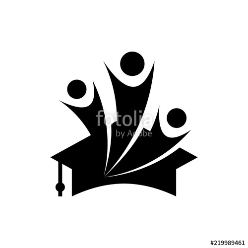 500x500 Graduation Logo, Student Logo Design Stock Image And Royalty