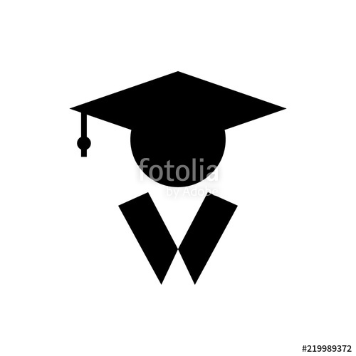 500x500 Student Icon, Graduation Logo, Stock Image And Royalty Free