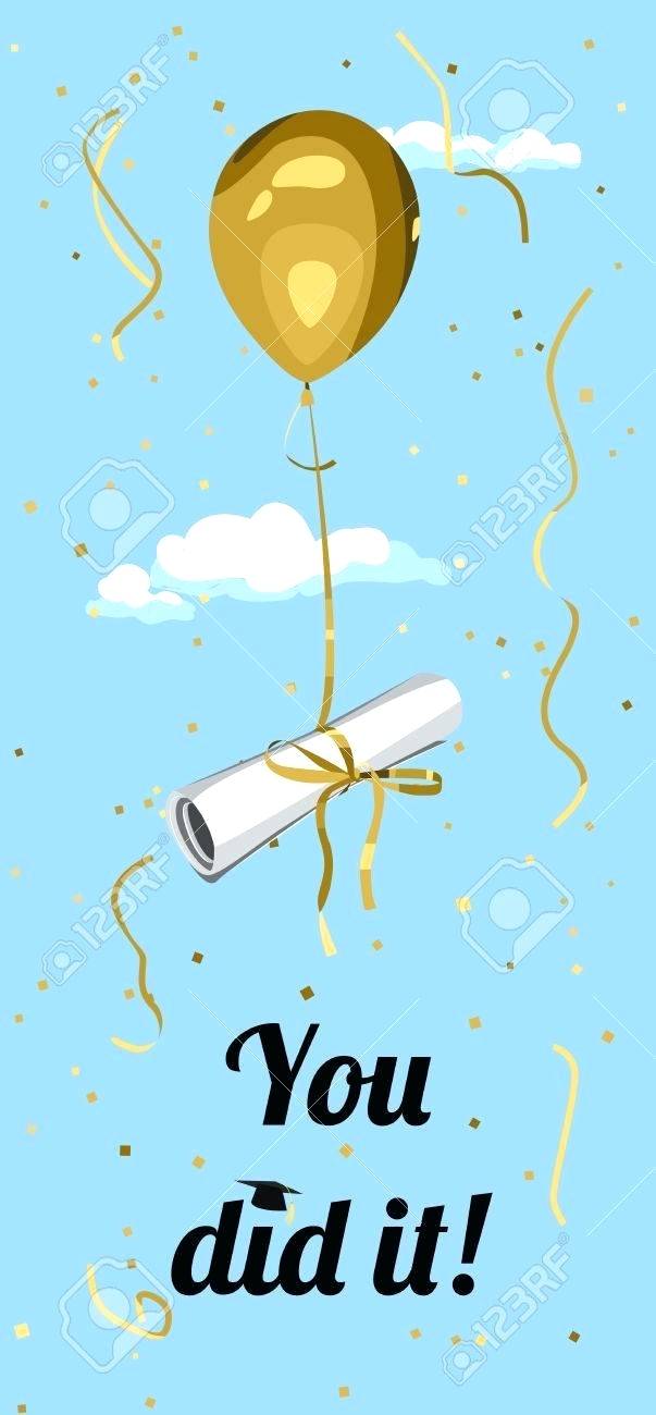 603x1300 Graduation Party Invitation Vector