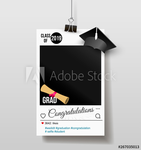 471x500 Frame With Cap For Grads Graduation Party Photo Booth Props