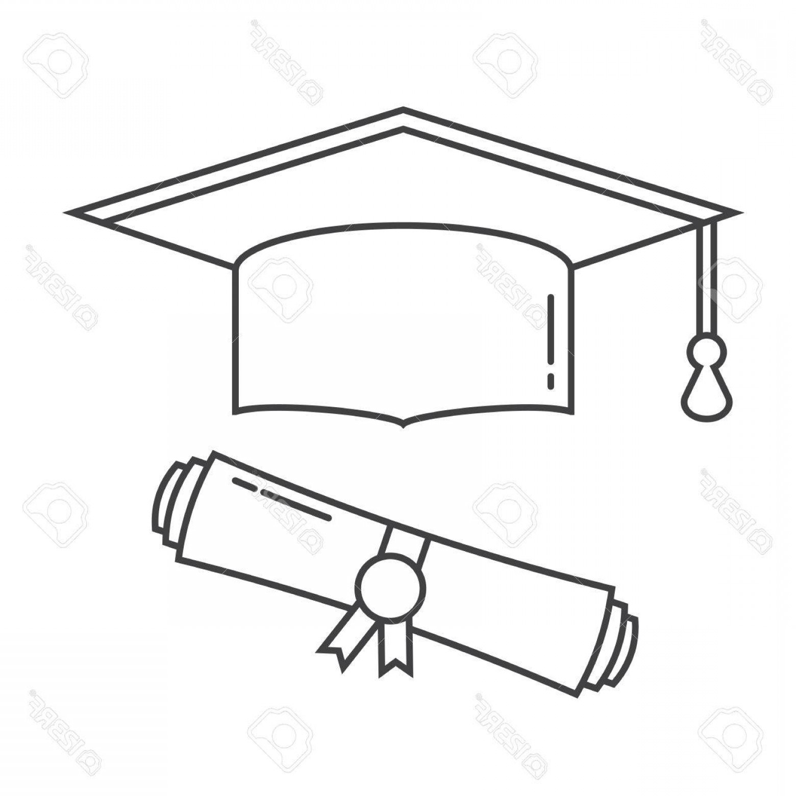 Graduation Scroll Vector at Vectorified.com | Collection of Graduation ...