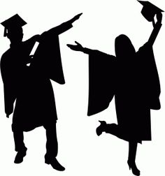 Graduation Silhouette Vector