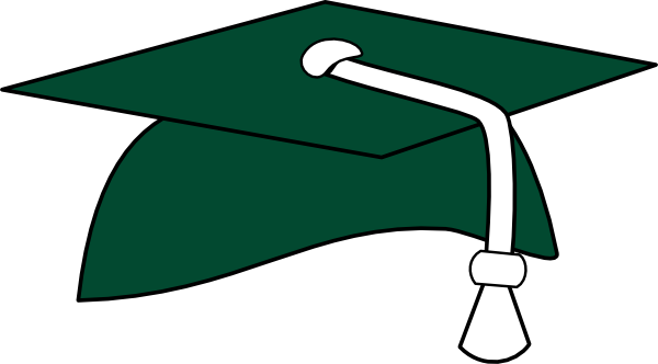 600x332 Graduation Cap And Tassel Clipart