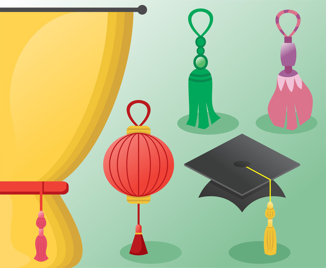 1136x936 Tassel Vector Pack Vector Art Graphics