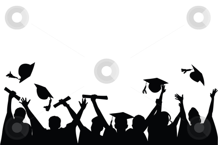 450x300 Graduation Celebration Stock Vector