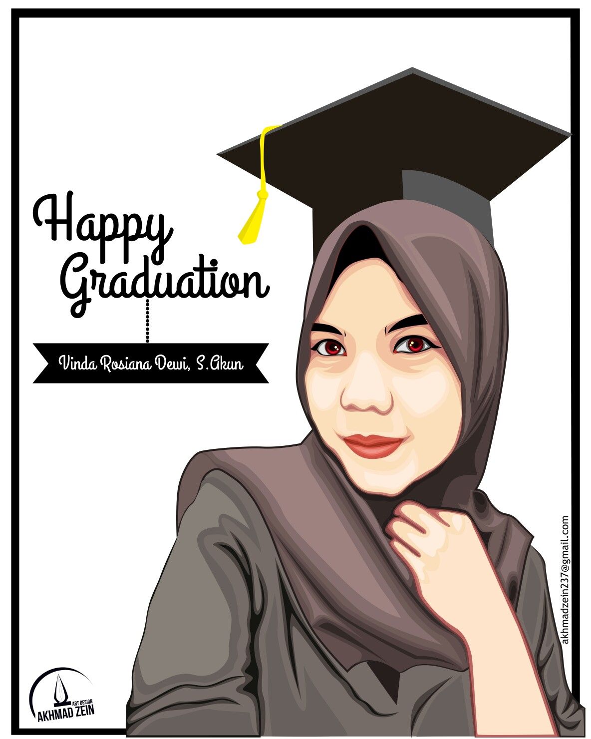 1184x1480 Gift Graduation Vector Art