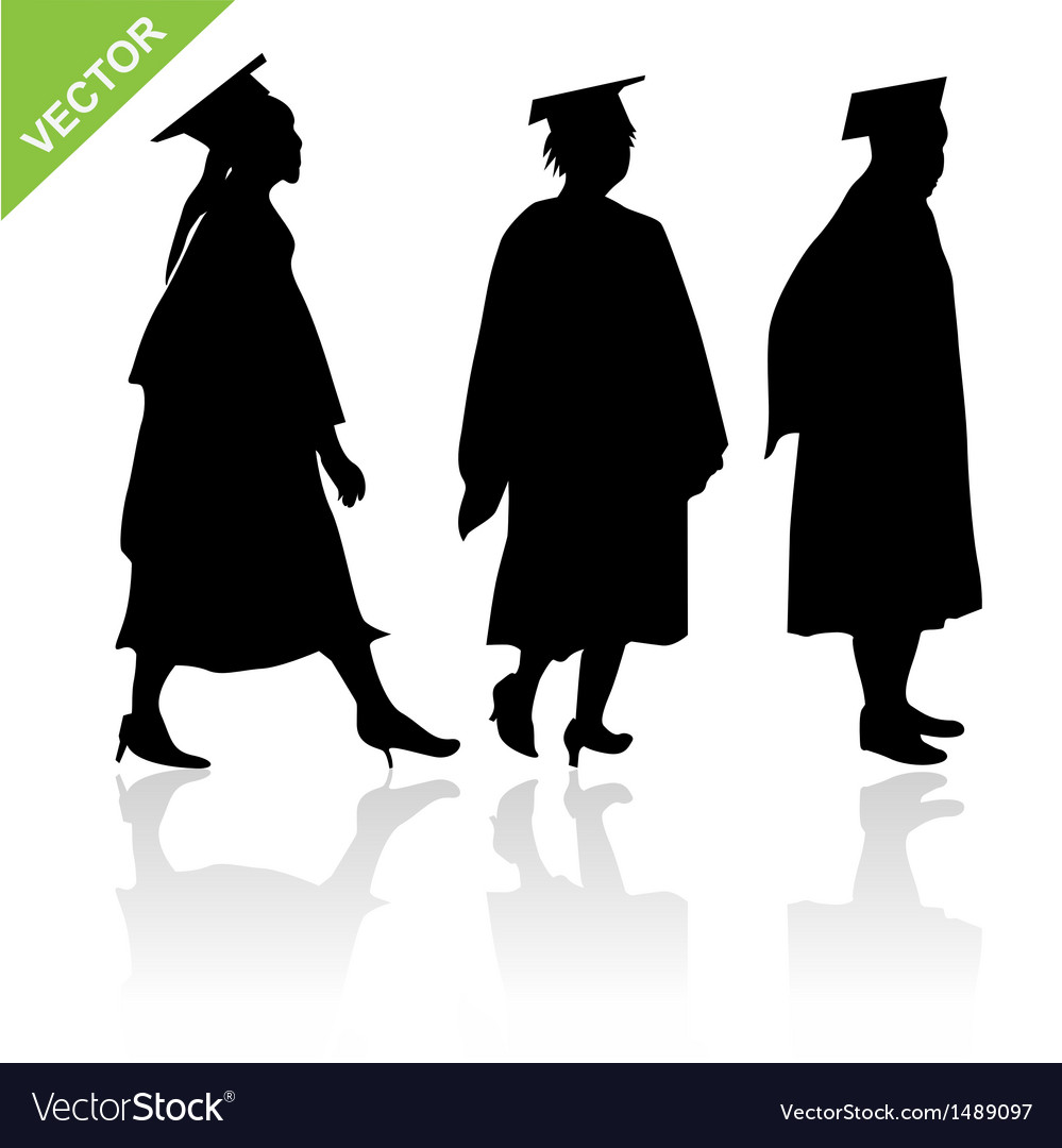999x1080 Huge Collection Of 'graduation Silhouette Vector' Download More