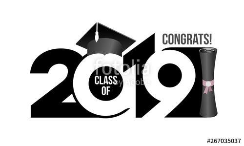 500x299 Lettering Class Of For Greeting, Invitation Card Text