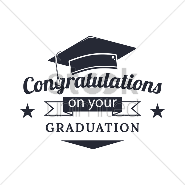 600x600 Congratulations On Your Graduation Vector Image