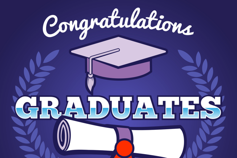 800x533 Students Congratulating Graduation Vector Background Graduates