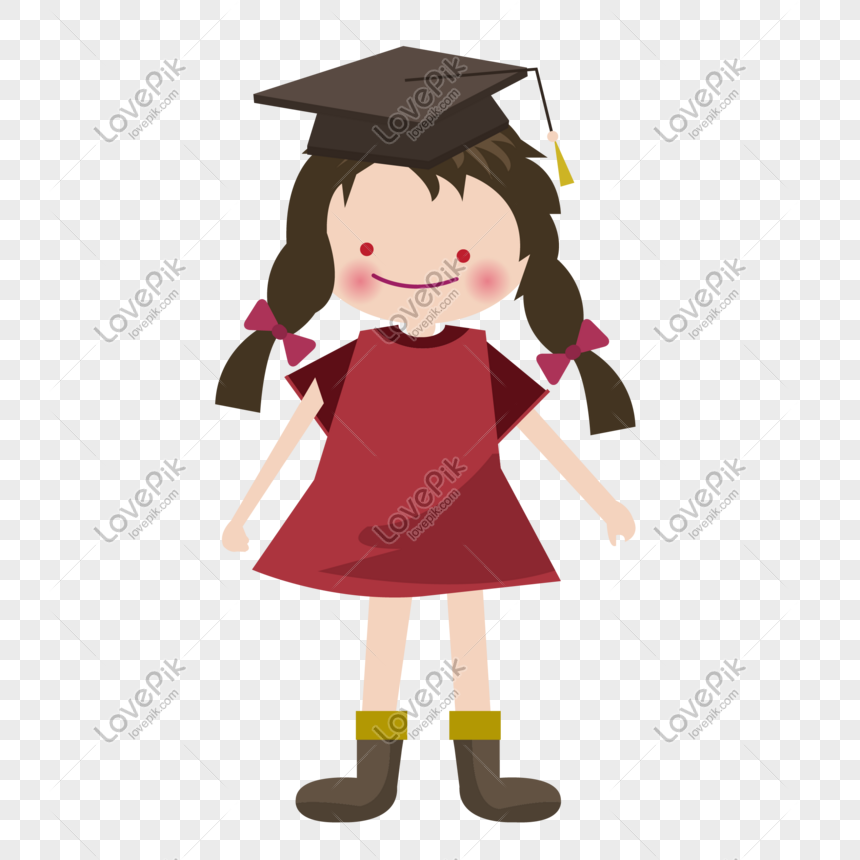 860x860 Girl Graduate Vector Material Png Image Picture Free Download