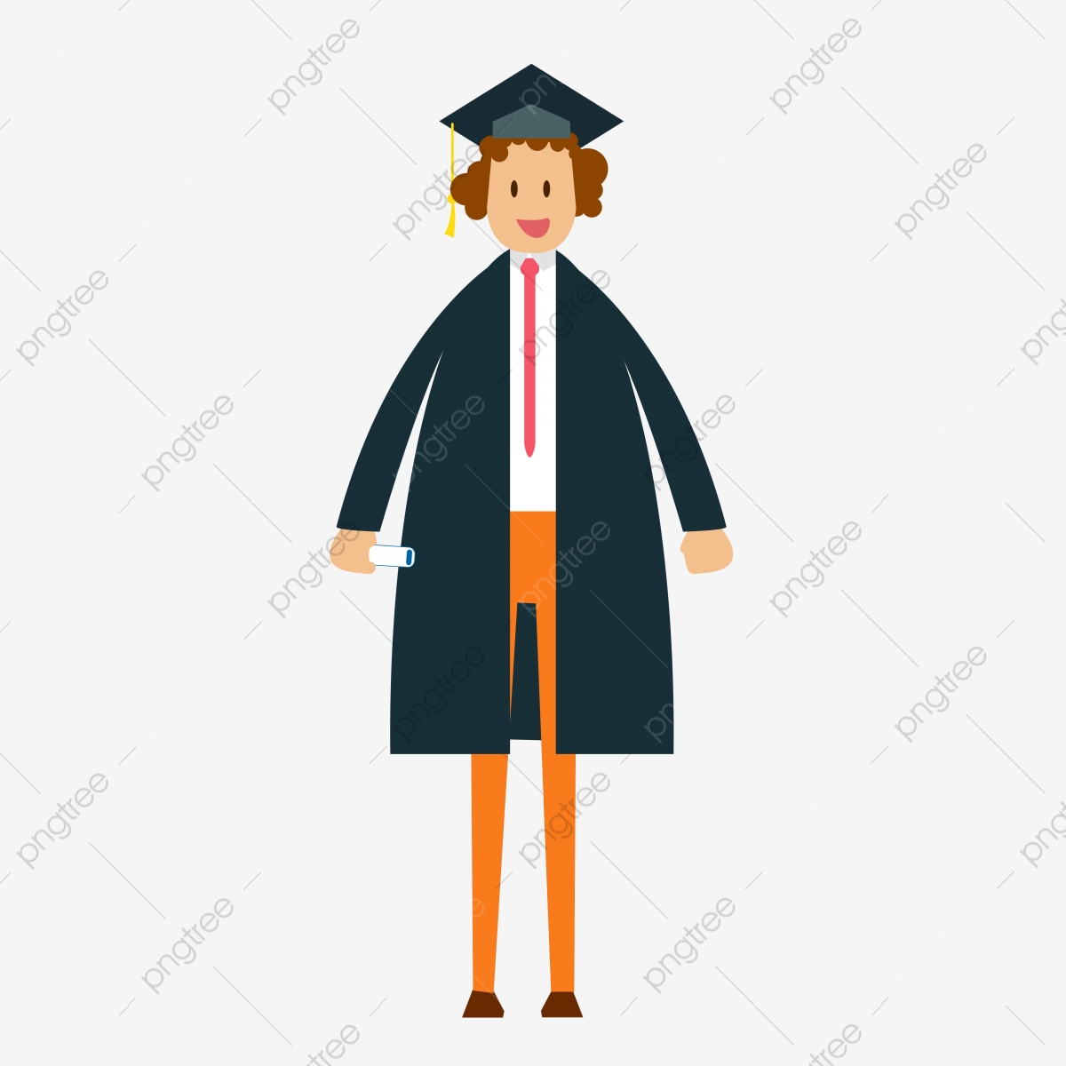 1200x1200 Bachelor Wearing Blue Dress Girls Graduation Vector Material