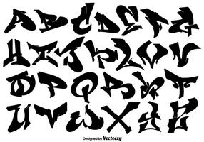 Graffiti Alphabet Free Vector Art 286x200 Graffiti Alphabet Free Vector Art