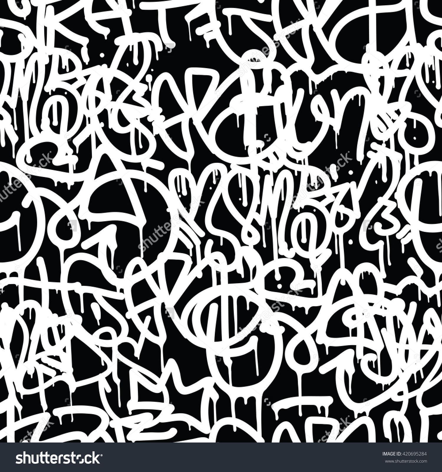 1500x1600 Graffiti Background Seamless Pattern Vector Tags, Writing Old