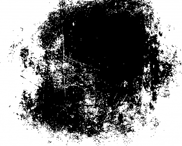 600x483 Abstract Painting Black White Grunge Inks Decor Free Vector