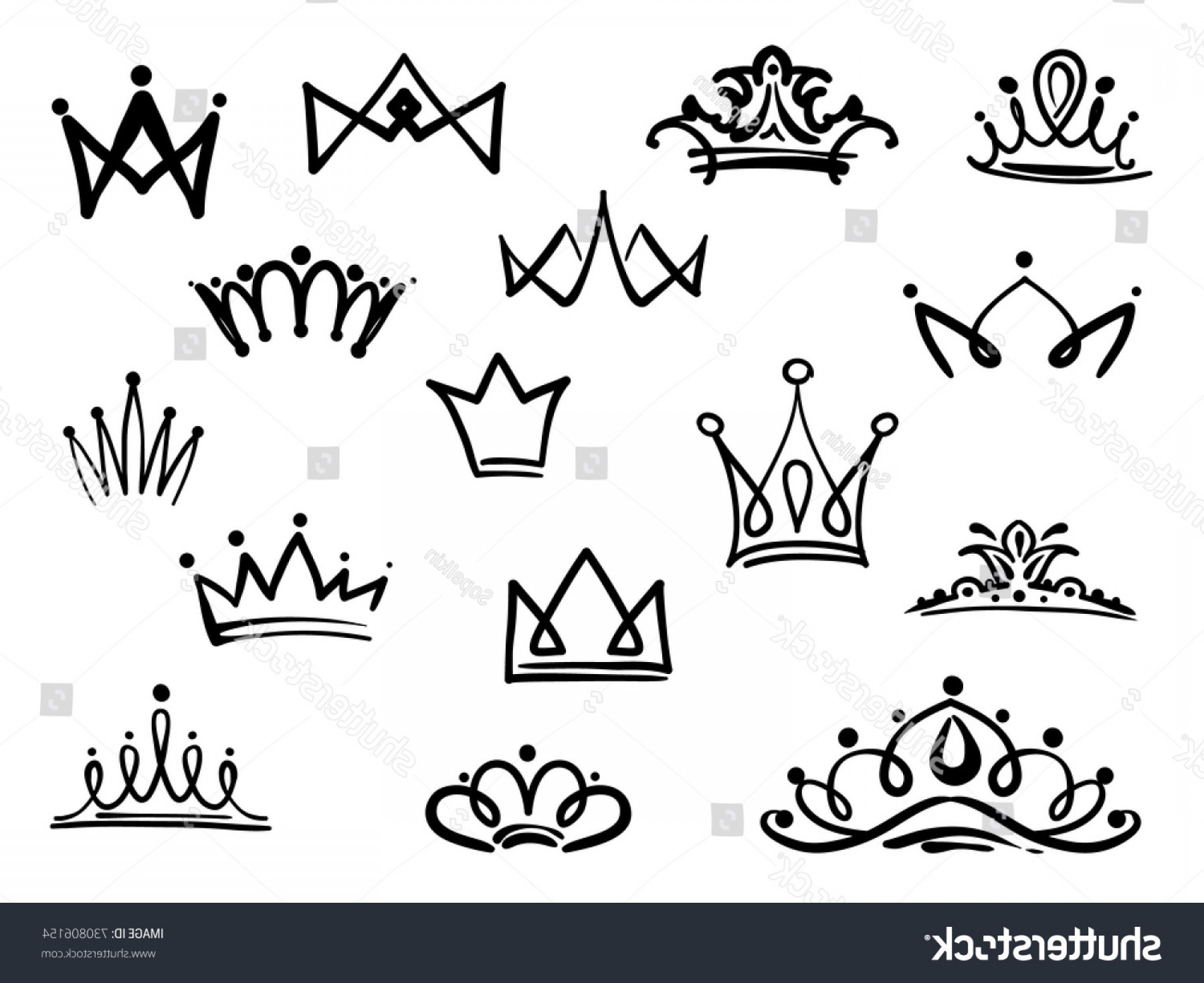 1800x1470 Vector Crown Logo Hand Drawn Graffiti Soidergi