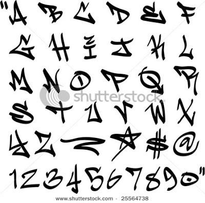 400x396 Graffiti Models Graphic Vector Graffiti Alphabet Letter A Z