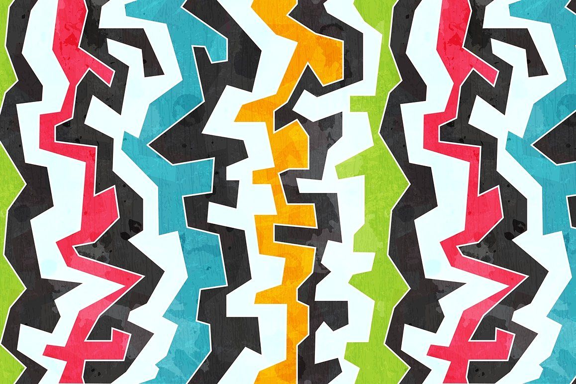 1158x772 Graffiti Vector Patterns Pack