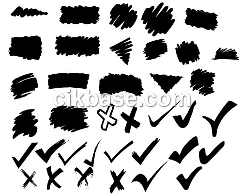 500x400 Cartoon Illustrations Graffiti Brush Effect Customize The Shape