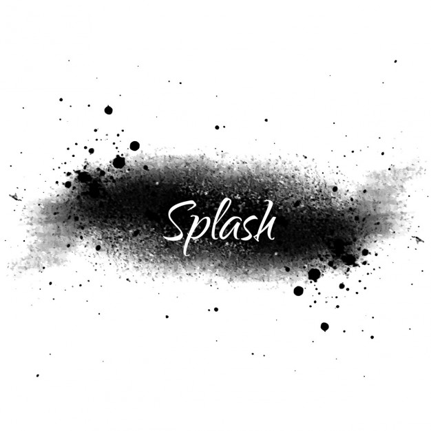 626x626 Black Color Splash Vector Free Download