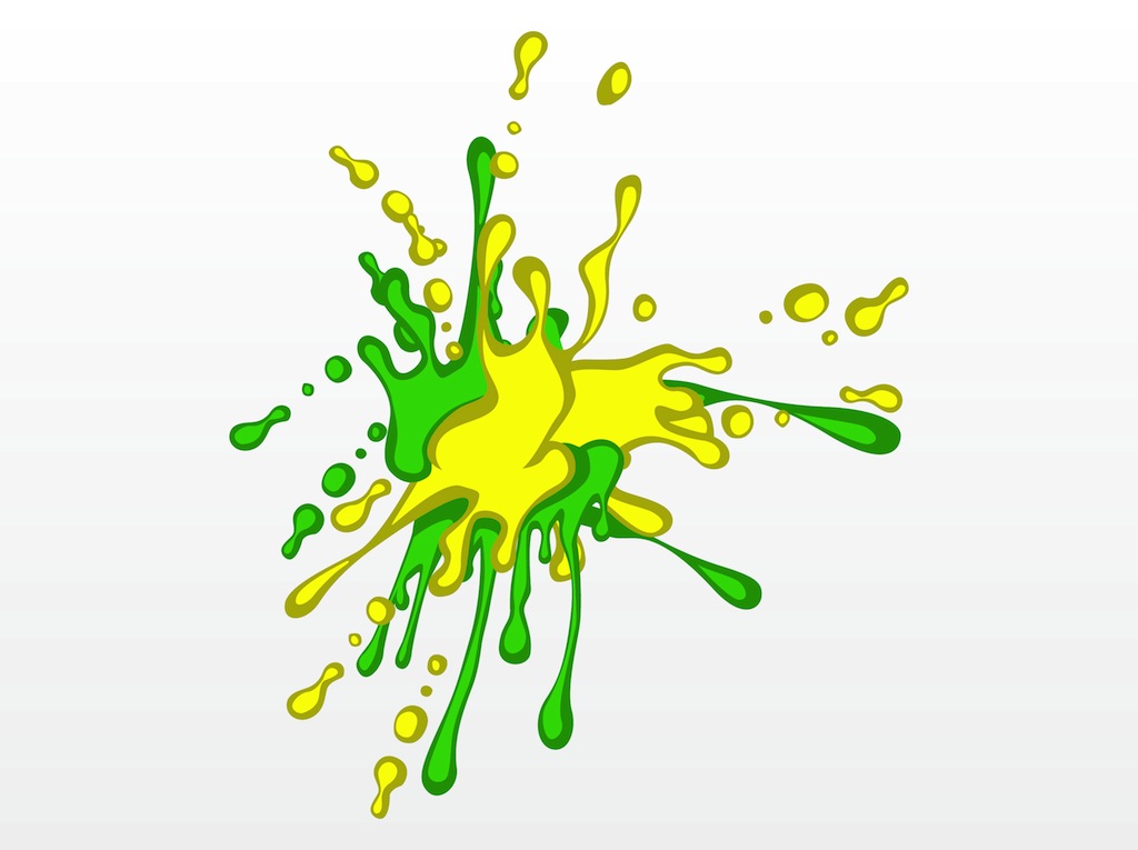 1024x765 Bright Paint Splash Vector Art Graphics