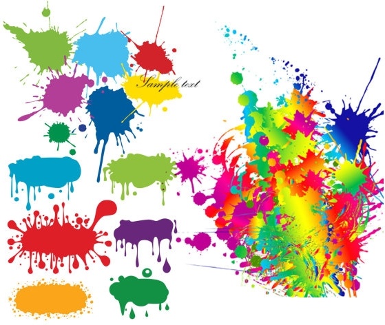 559x472 Color Ink Droplets Graffiti Vector Free Vector In Encapsulated