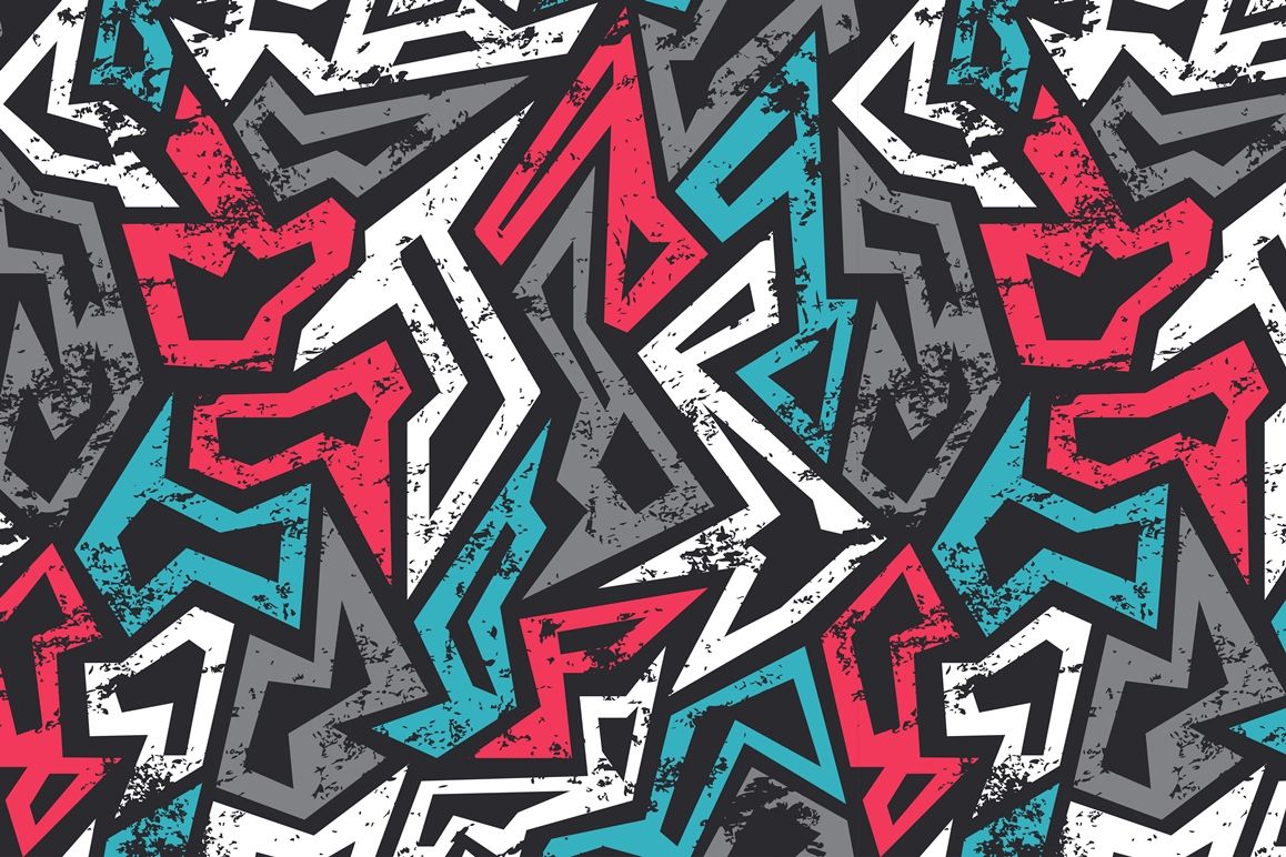 1158x772 Graffiti Vector Patterns Pack