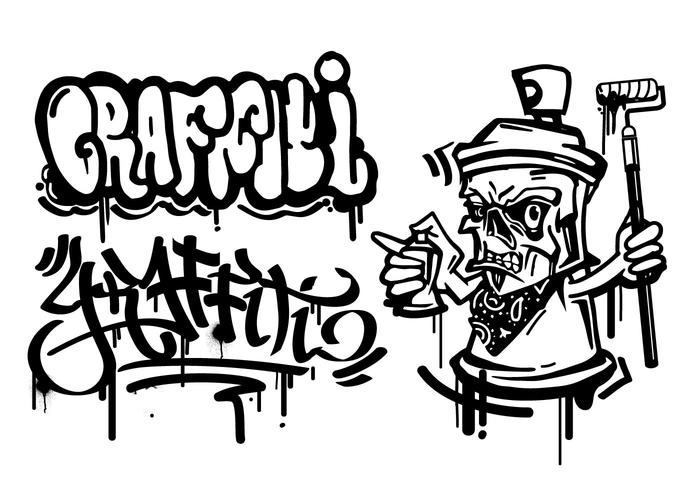 700x490 Graffiti Free Vector Art