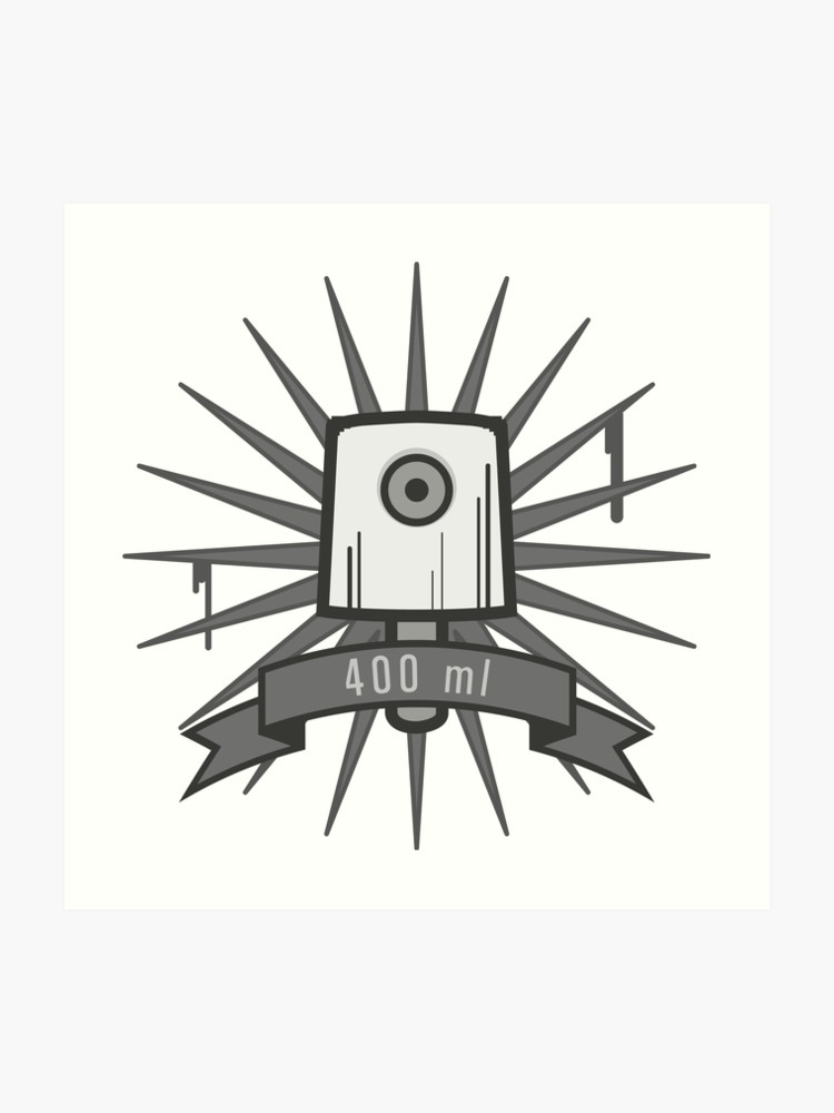 750x1000 Fat Cap Graffiti Vector Art Print