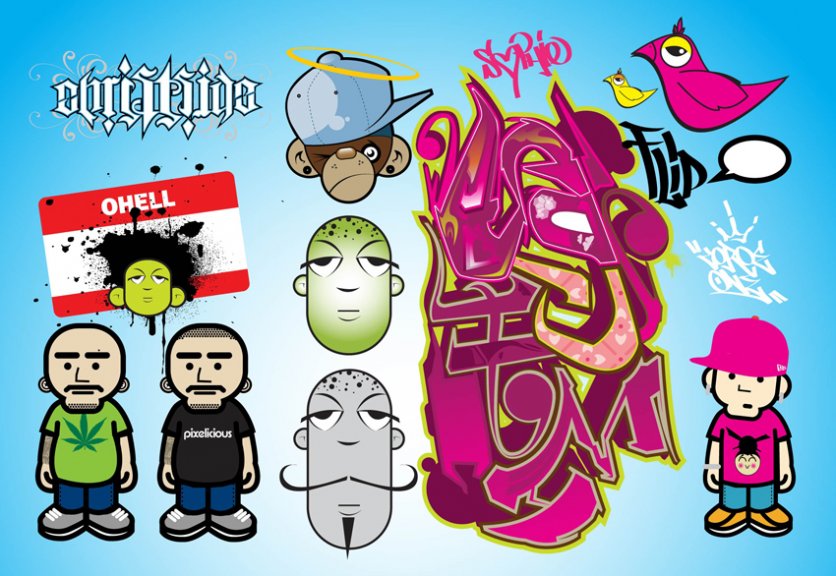 836x576 Graffiti Street Art Pack Graffiti Vector Part Of Graffiti Art